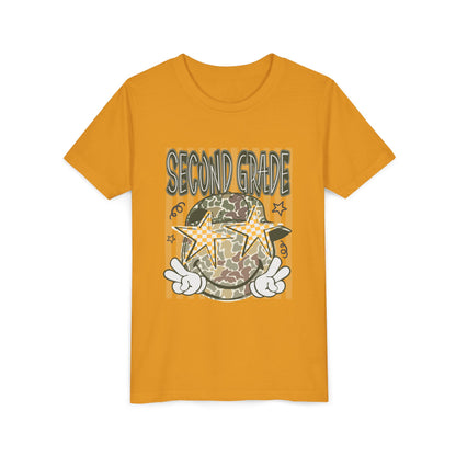 Second Grade Camo Star Youth Tee