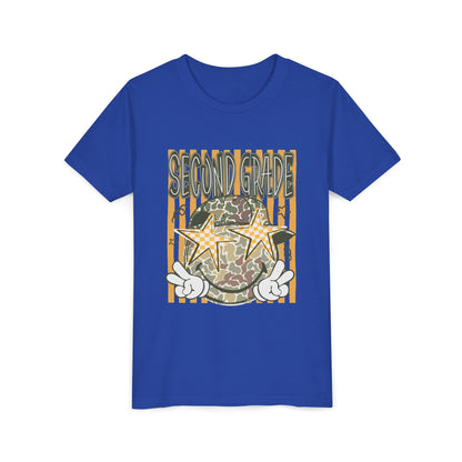 Second Grade Camo Star Youth Tee
