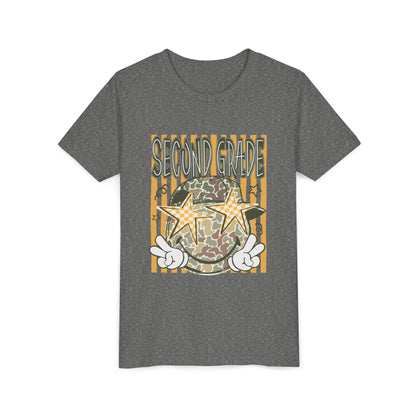 Second Grade Camo Star Youth Tee