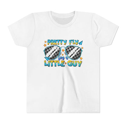 Pretty Fly Little Guy Youth Tee — Cool Sunglasses Graphic Shirt for Boys