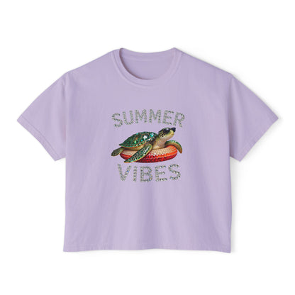 Summer Vibes Turtle Graphic Tee