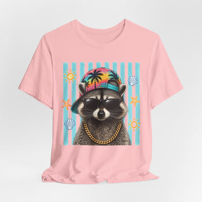 Raccoon Beach Vibes T‑Shirt