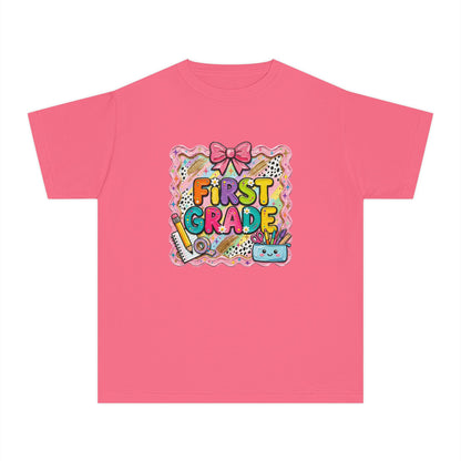 First Grade Kids T-Shirt — Cute Back-to-School Graphic Tee