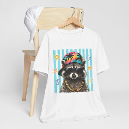 Raccoon Beach Vibes T‑Shirt
