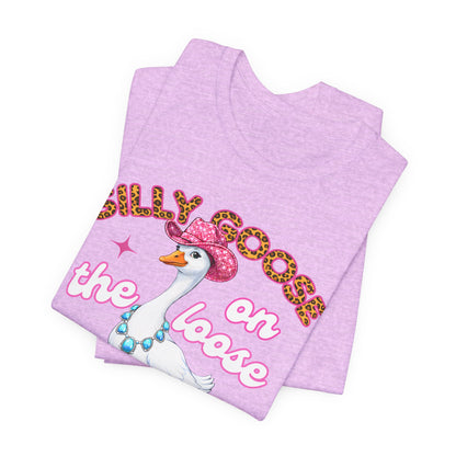 Silly Goose on the Loose T-Shirt — Cute Retro Goose Graphic Tee