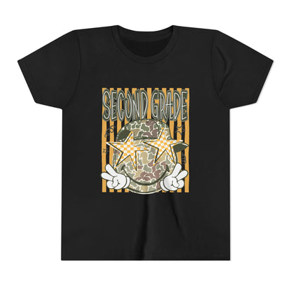 Second Grade Camo Star Youth Tee