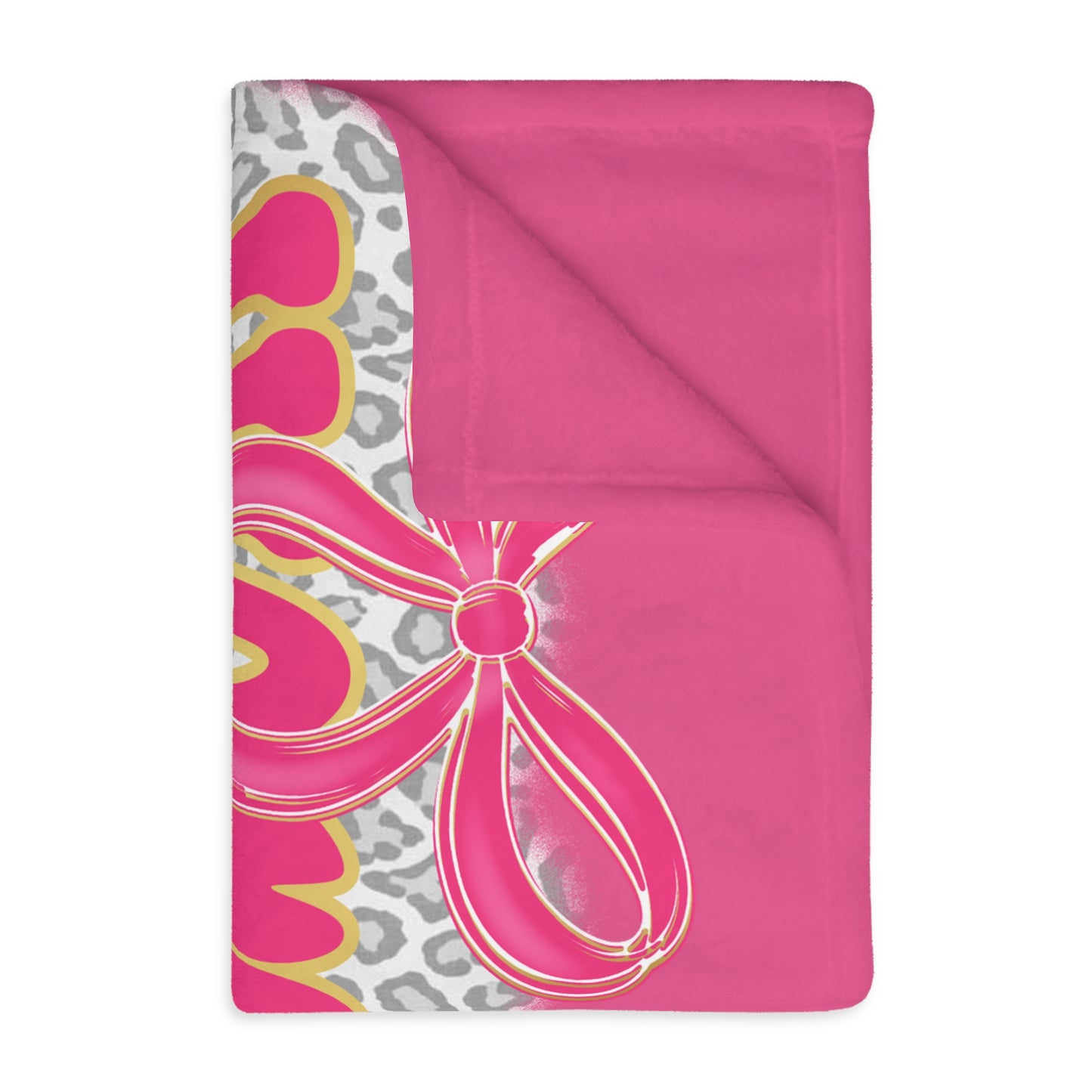 Worship Through the Worry Pink Microfiber Blanket