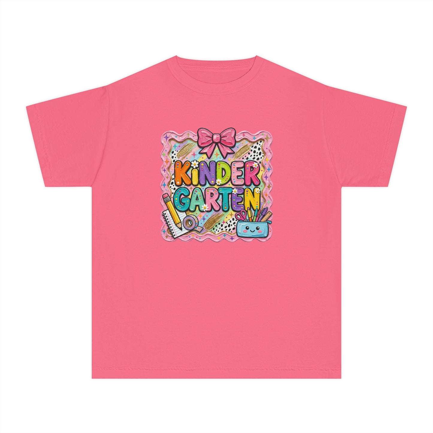 Kindergarten Cute Kids T‑Shirt — Colorful Back‑to‑School Design