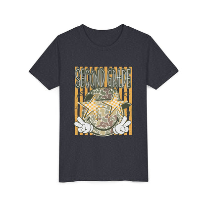 Second Grade Camo Star Youth Tee