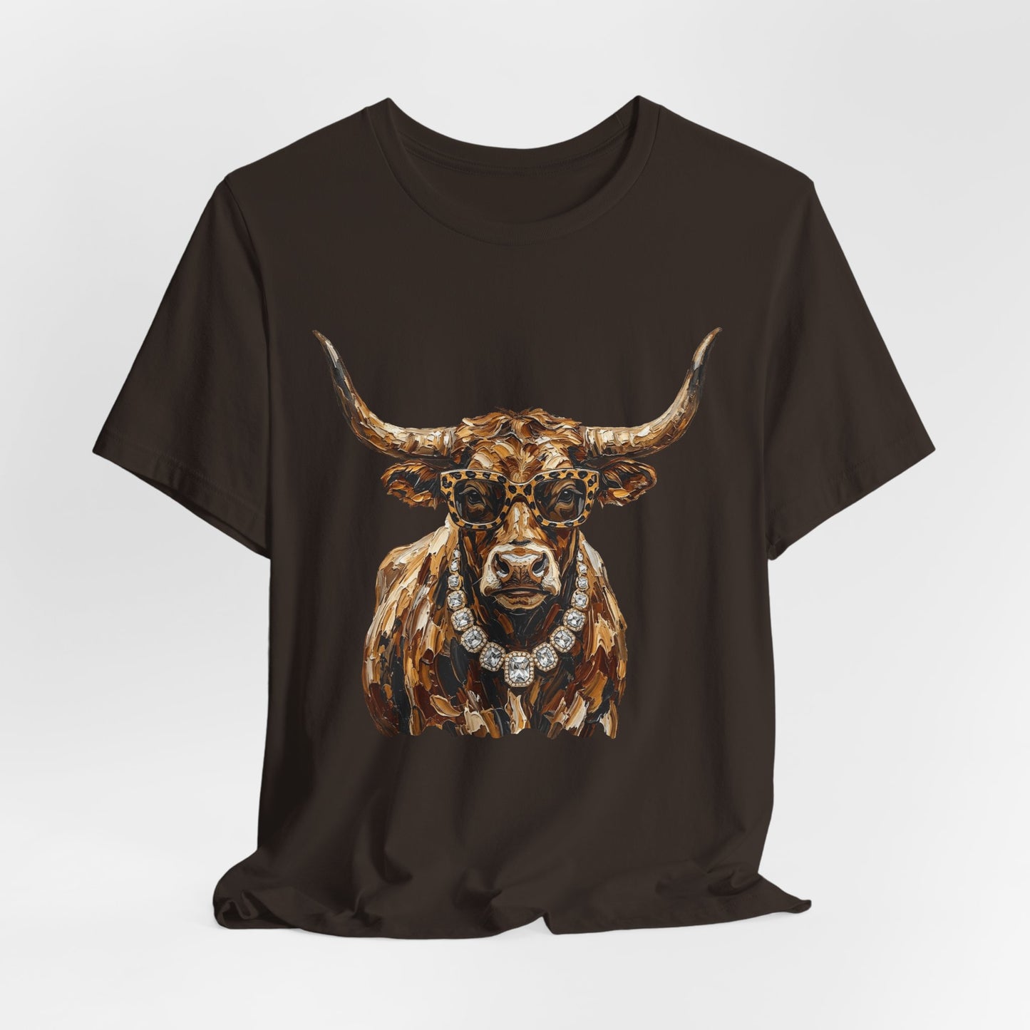 Longhorn Bull Tee — Southwestern Cowboy Graphic T-Shirt