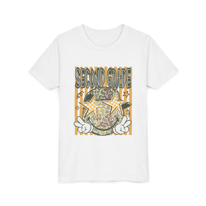 Second Grade Camo Star Youth Tee