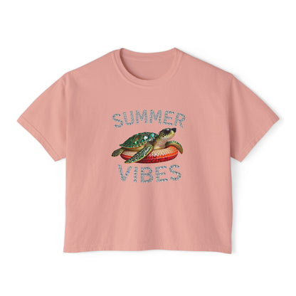 Summer Vibes Turtle Graphic Tee