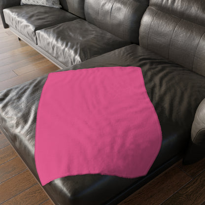 Worship Through the Worry Pink Microfiber Blanket