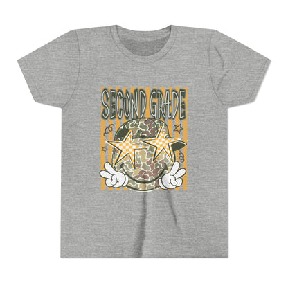 Second Grade Camo Star Youth Tee