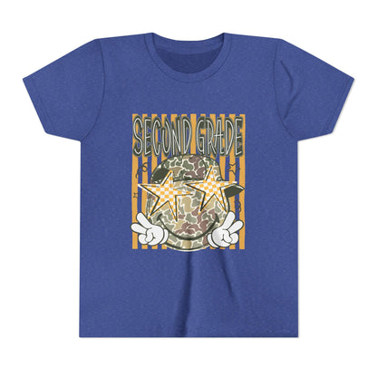 Second Grade Camo Star Youth Tee