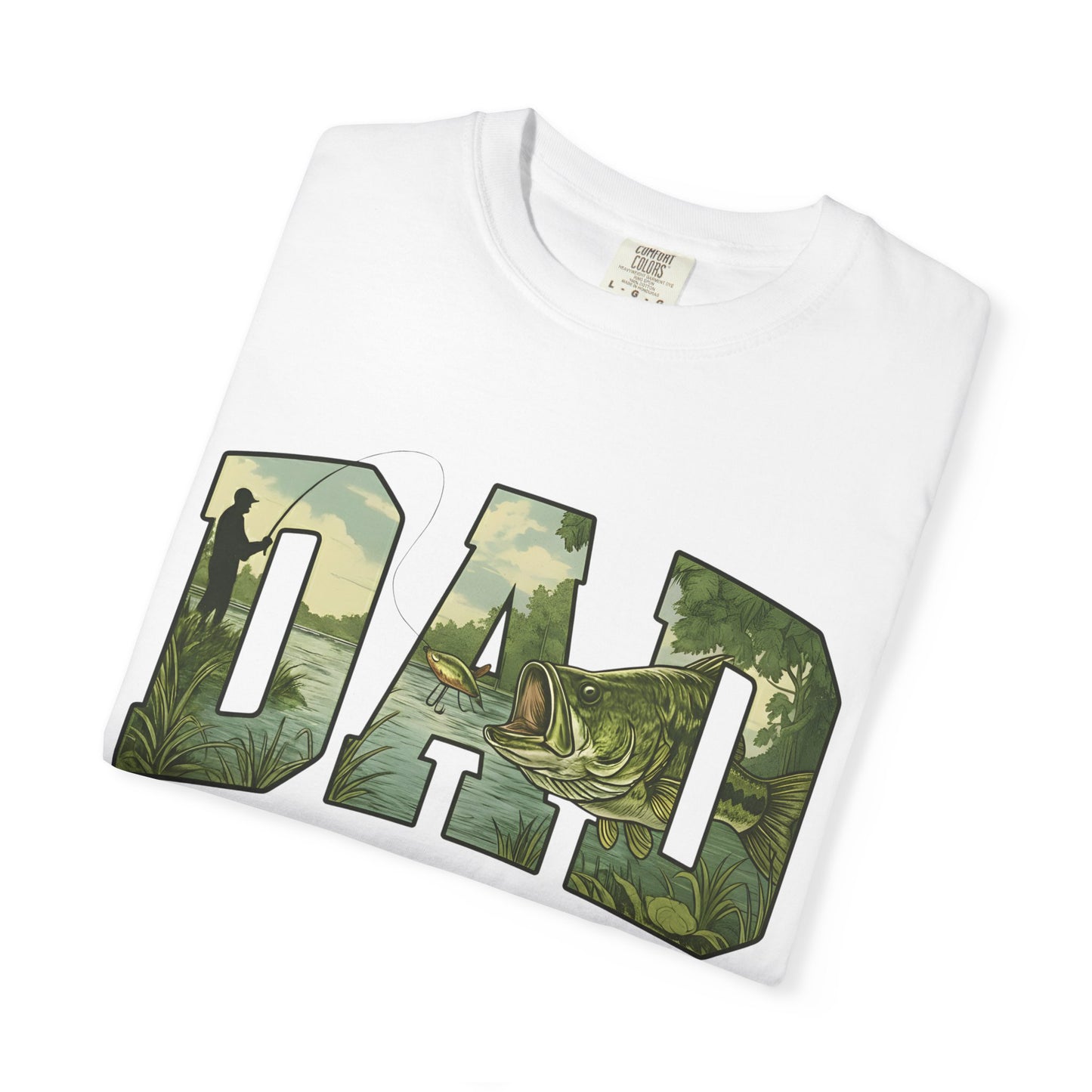 Dad Camo Graphic T-Shirt — Fishing & Outdoors Father's Day Tee