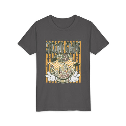 Second Grade Camo Star Youth Tee