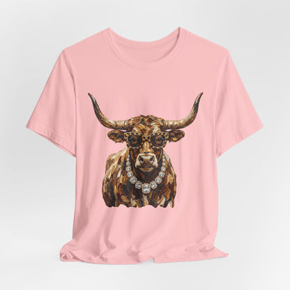 Longhorn Bull Tee — Southwestern Cowboy Graphic T-Shirt