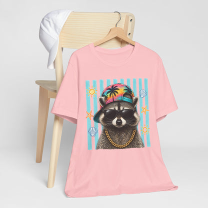 Raccoon Beach Vibes T‑Shirt