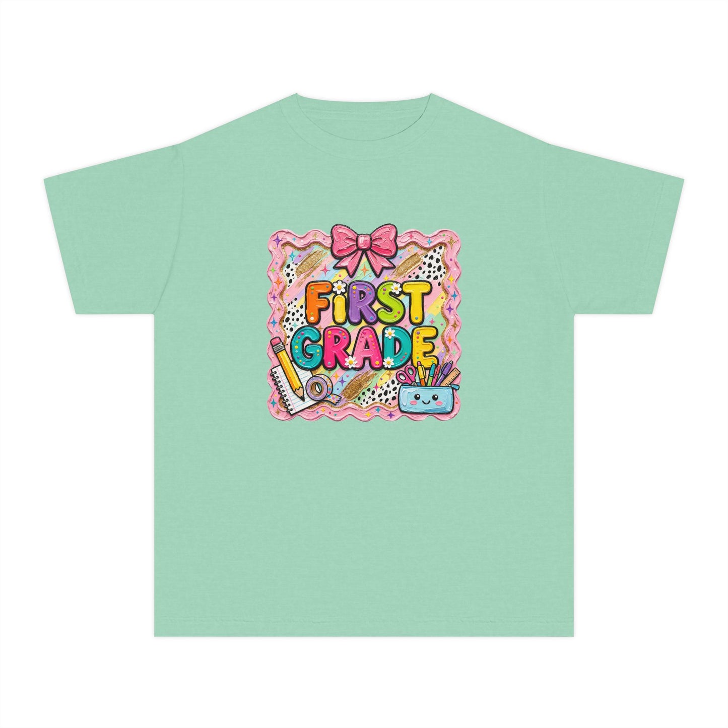 First Grade Kids T-Shirt — Cute Back-to-School Graphic Tee