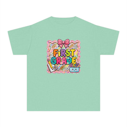 First Grade Kids T-Shirt — Cute Back-to-School Graphic Tee