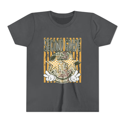 Second Grade Camo Star Youth Tee