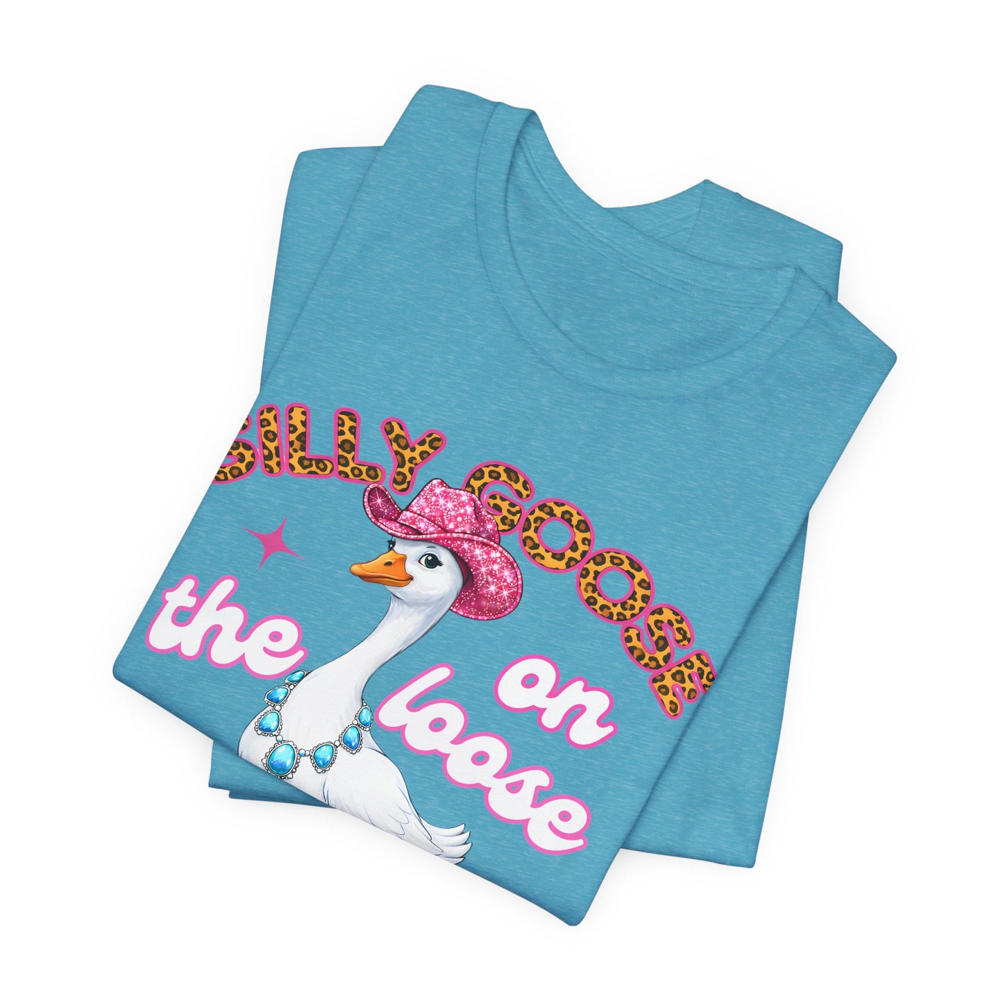 Silly Goose on the Loose T-Shirt — Cute Retro Goose Graphic Tee