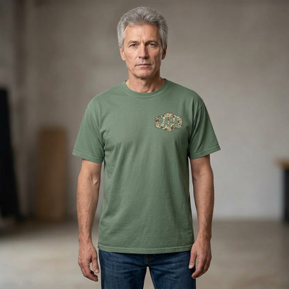 Papa Camo Logo T-Shirt — Men's Father’s Day Graphic Tee