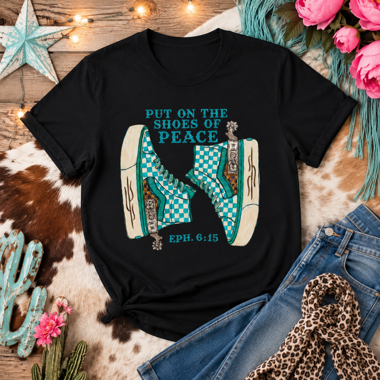 Shoes of Peace Graphic Tee