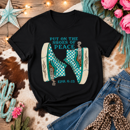 Shoes of Peace Graphic Tee