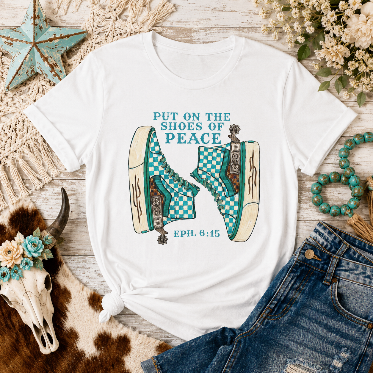 Shoes of Peace Graphic Tee