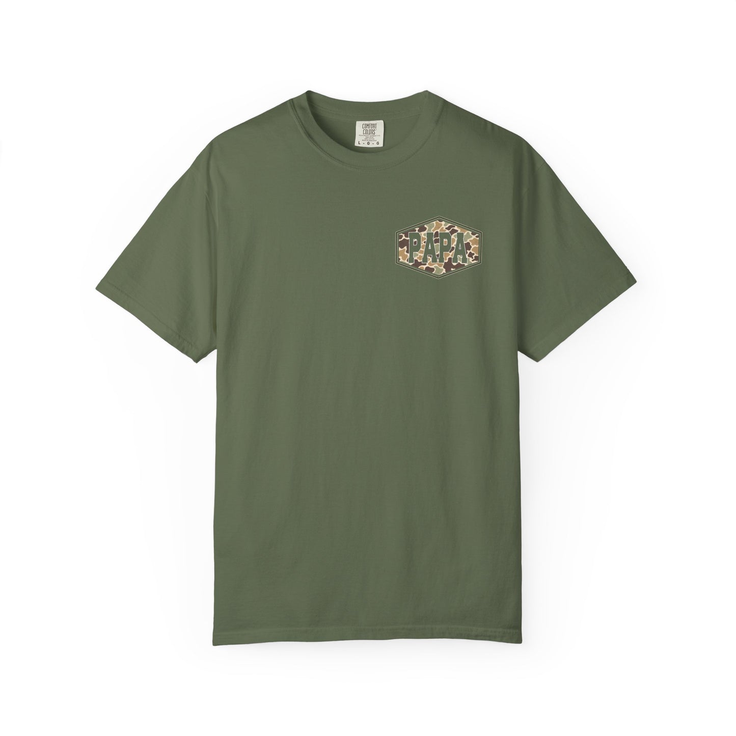 Papa Camo Logo T-Shirt — Men's Father’s Day Graphic Tee