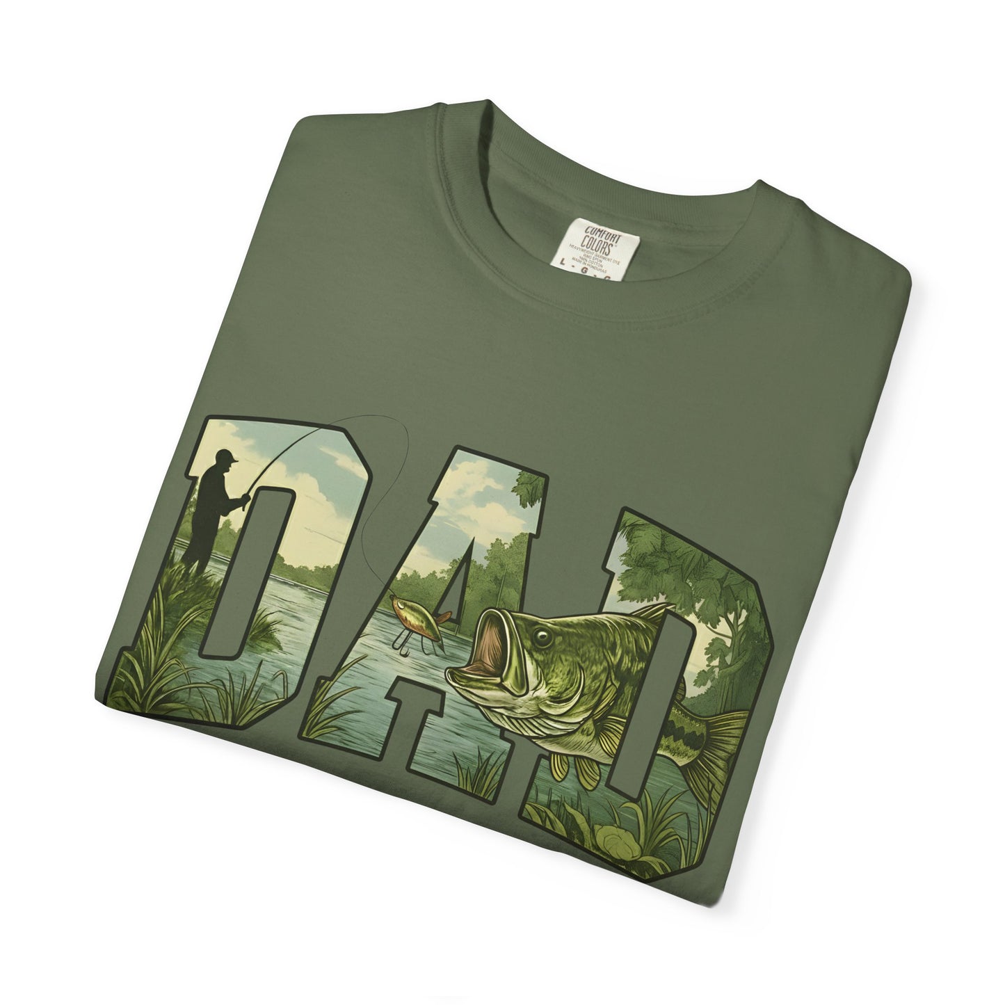 Dad Camo Graphic T-Shirt — Fishing & Outdoors Father's Day Tee