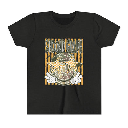 Second Grade Camo Star Youth Tee