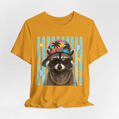 Raccoon Beach Vibes T‑Shirt