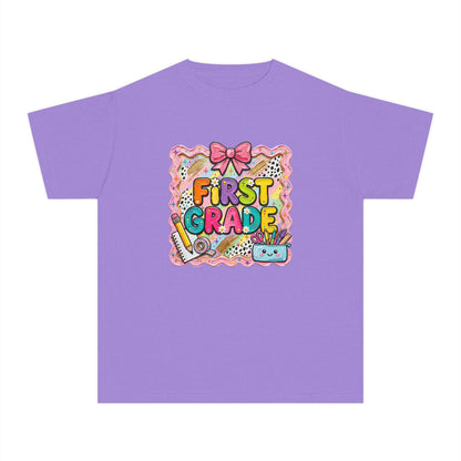 First Grade Kids T-Shirt — Cute Back-to-School Graphic Tee