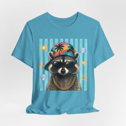Raccoon Beach Vibes T‑Shirt