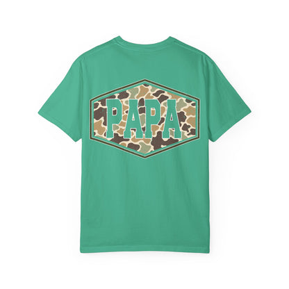 Papa Camo Logo T-Shirt — Men's Father’s Day Graphic Tee