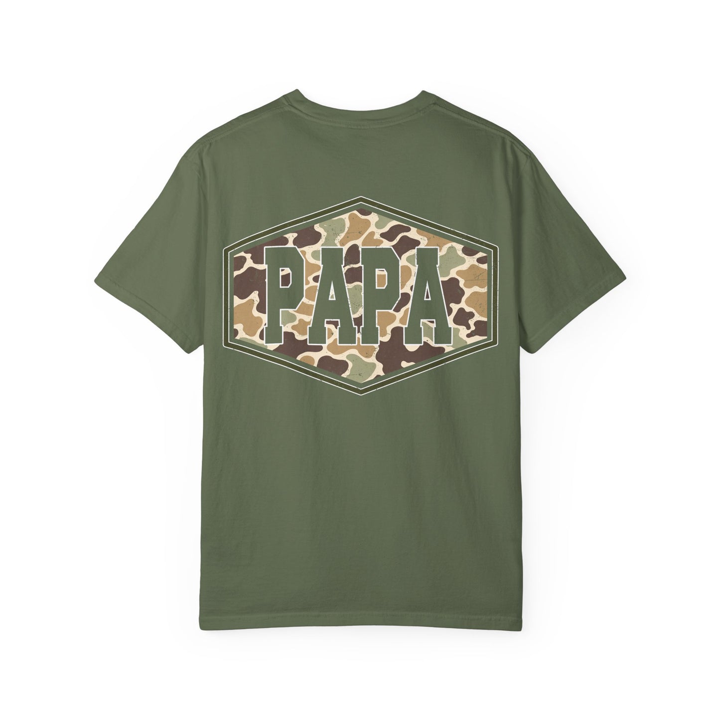 Papa Camo Logo T-Shirt — Men's Father’s Day Graphic Tee