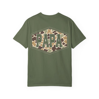 Papa Camo Logo T-Shirt — Men's Father’s Day Graphic Tee