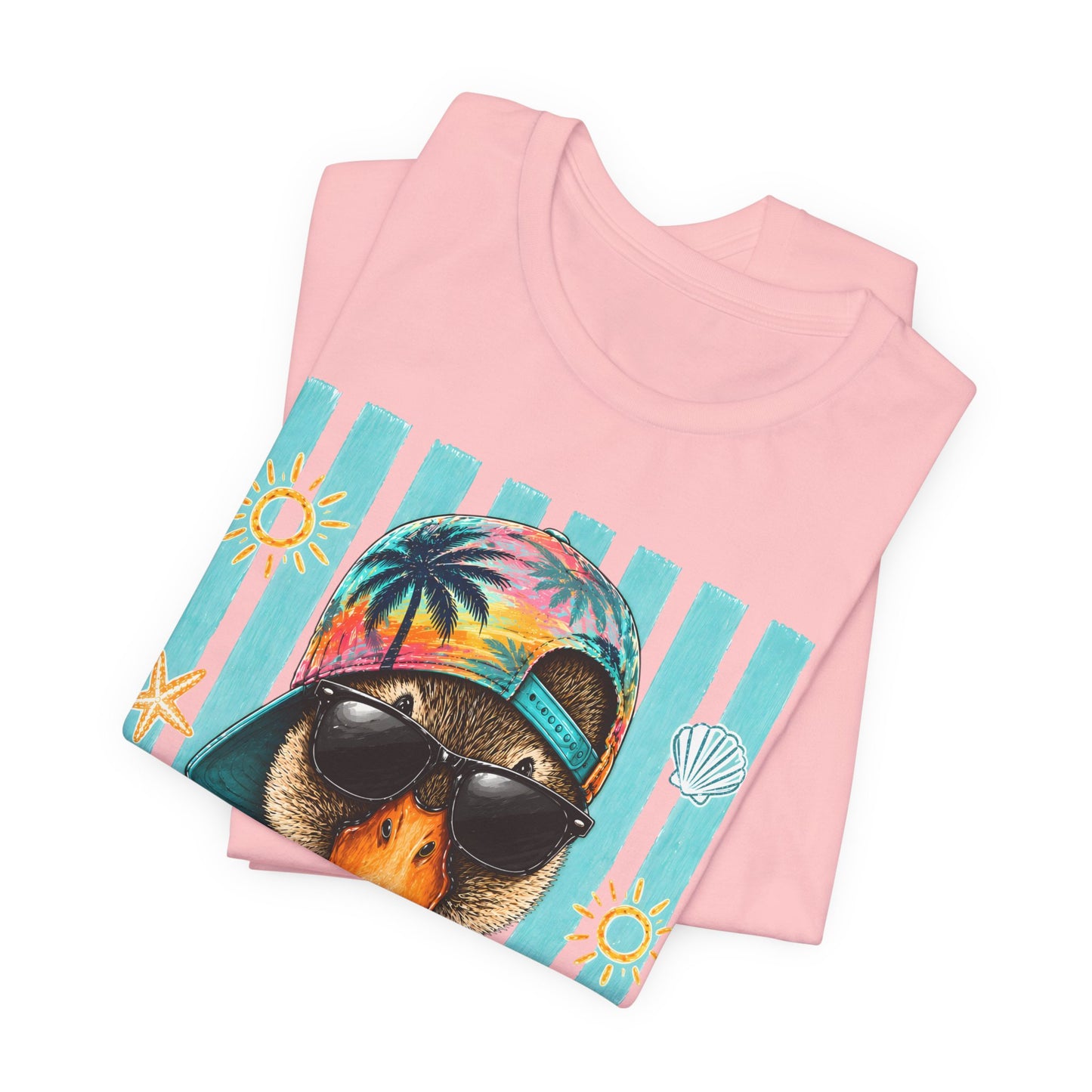 Platypus Beach Tee — Cool Sunglasses Summer Graphic T-Shirt