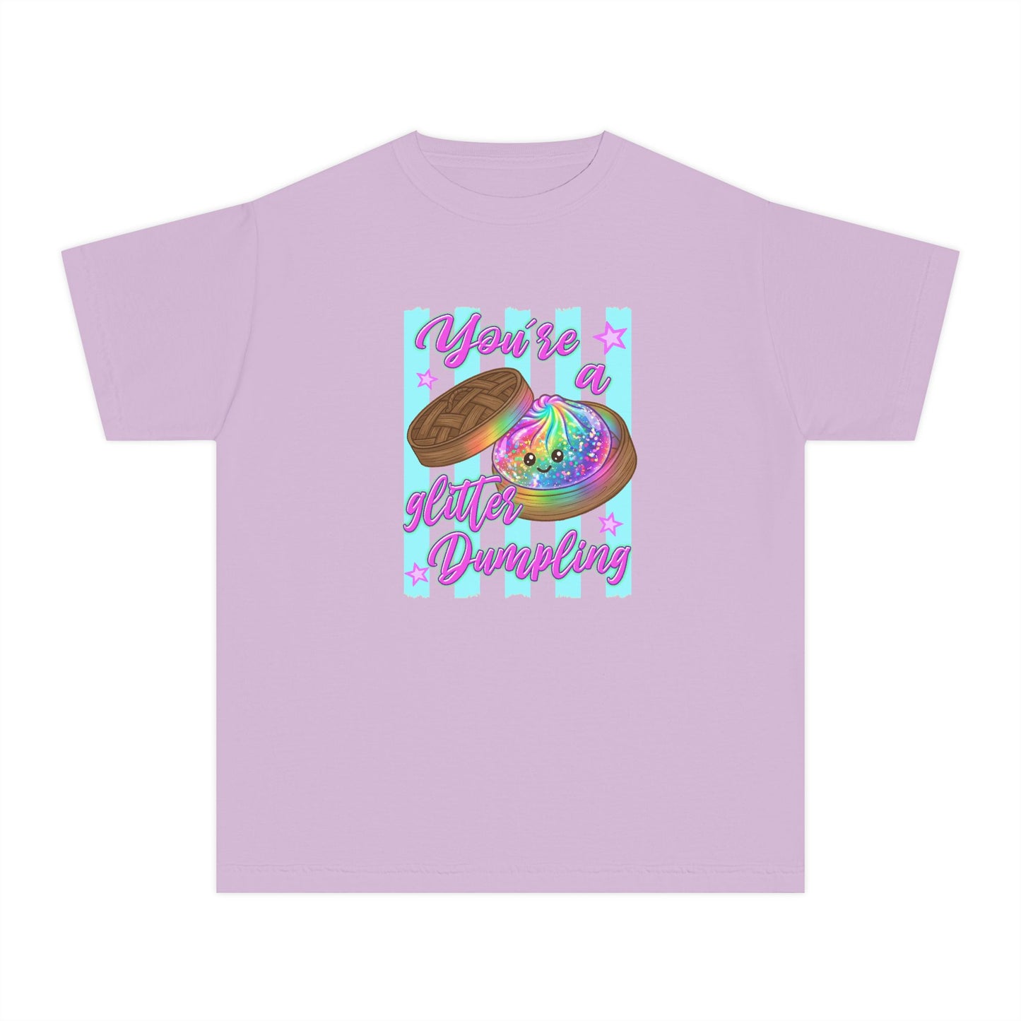 Youth Tee — "You're a Cutie Dumpling" Rainbow Dumpling Graphic