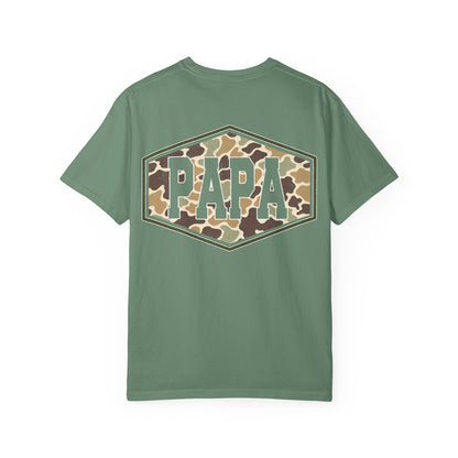 Papa Camo Logo T-Shirt — Men's Father’s Day Graphic Tee