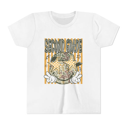 Second Grade Camo Star Youth Tee