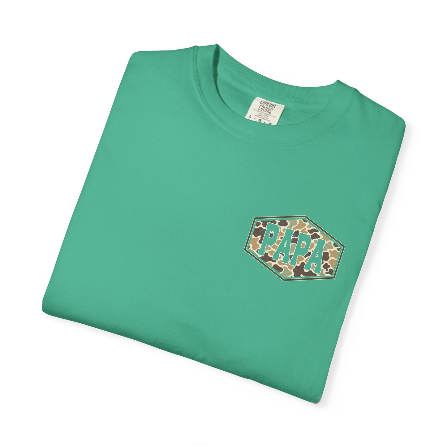 Papa Camo Logo T-Shirt — Men's Father’s Day Graphic Tee