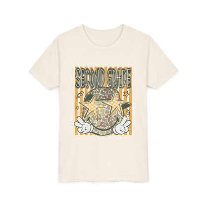 Second Grade Camo Star Youth Tee