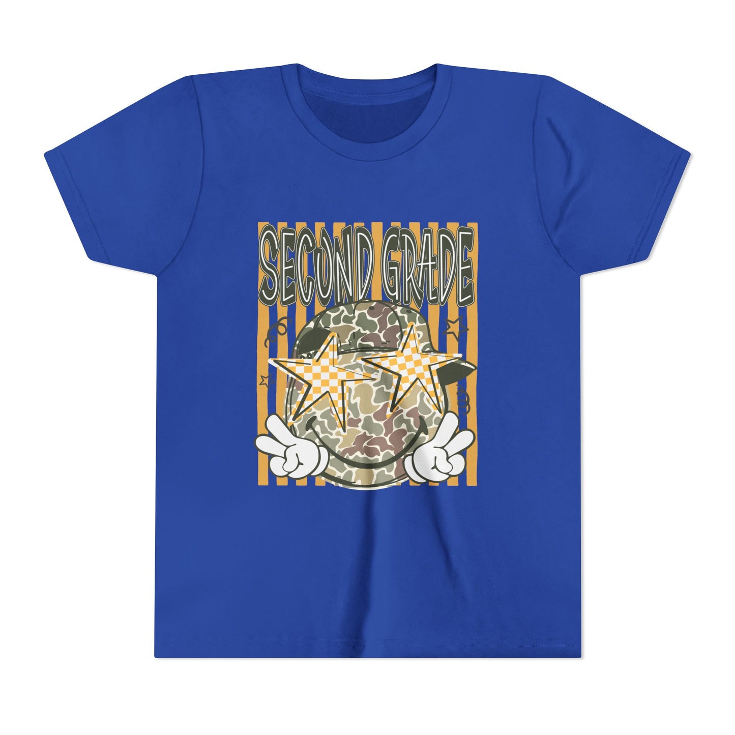 Second Grade Camo Star Youth Tee