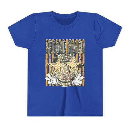 Second Grade Camo Star Youth Tee
