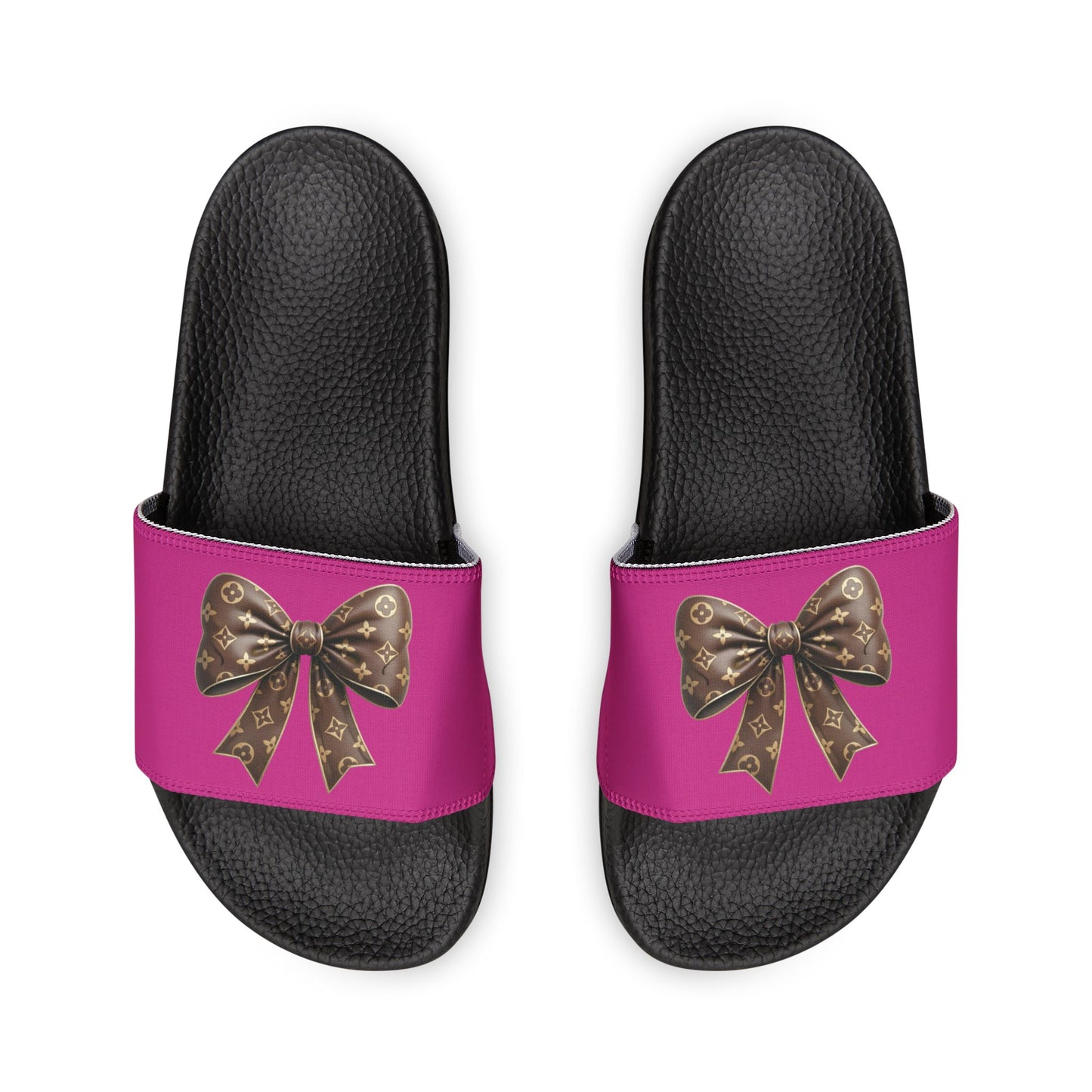 Women's Removable-Strap Slide Sandals — Pink Casual Pool & Beach Slides