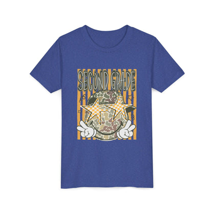 Second Grade Camo Star Youth Tee